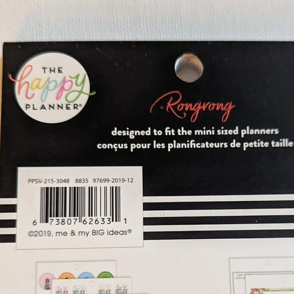 NWT Happy Planner Rong Rong 'Going Places' 544 pcs Sticker Book Mini Fashion NEW